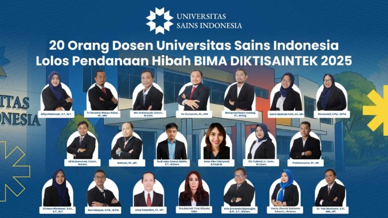 20 Orang Dosen Universitas Sains Indonesia Berhasil Mendapatkan Hibah Penelitian Dari Pemerintah