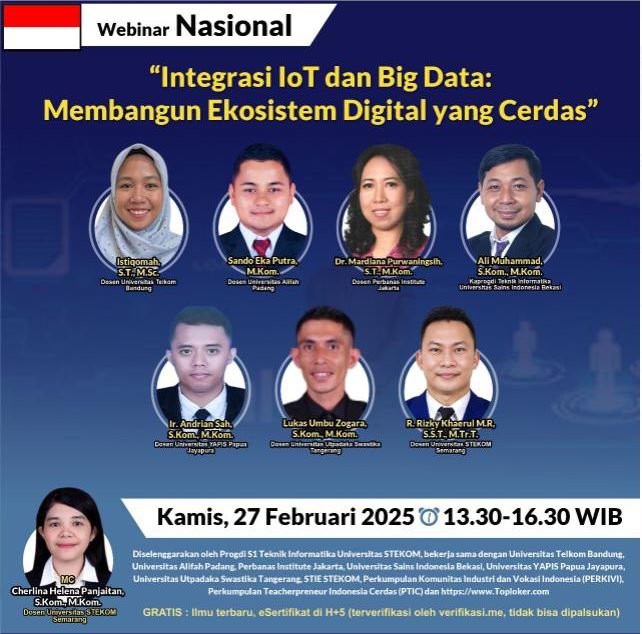 Webinar Integrasi IoT dan Big Data: Membangun Ekosistem Digital yang Cerdas